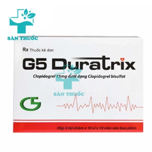 G5 Duratrix -Thuốc dự phòng đột quỵ, nhồi máu cơ tim của Hataphar