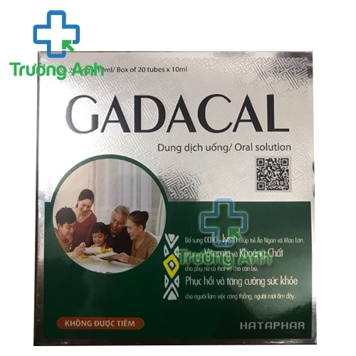 Gadacal Amp - Thực phẩm chức năng giúp tăng cường sức khỏe hiệu quả