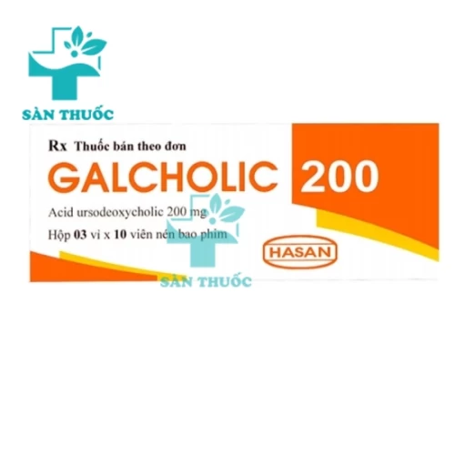 Galcholic 200 Hasan - Thuốc điều trị sỏi túi mật cholesterol