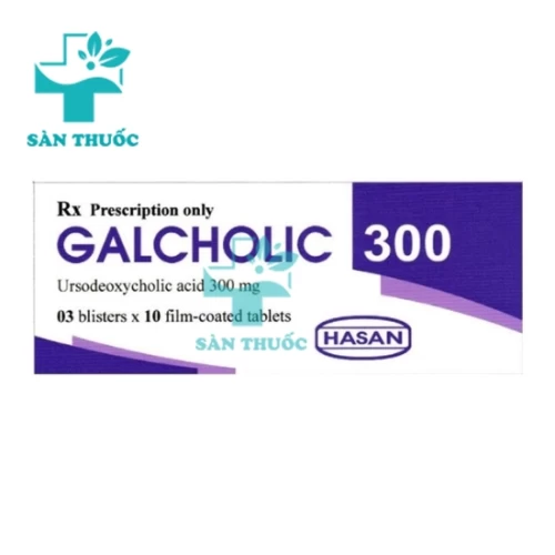 Galcholic 300 Hasan - Thuốc điều trị sỏi túi mật cholesterol