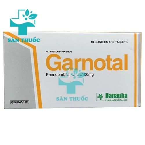 Garnotal 100mg - Thuốc trị động kinh hiệu quả của Danapha