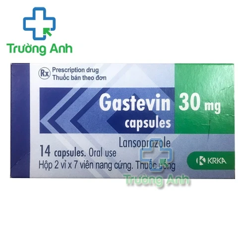 Gastevin 30mg - Thuốc điều trị viêm loét dạ dày, tá tràng hiệu quả