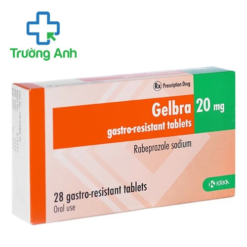 Gelbra 20mg Gastro-resistant tablets - Điều trị trào ngược dạ dày