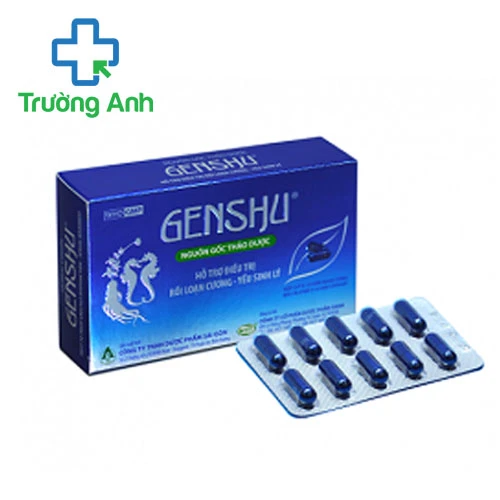 Genshu - Hỗ trợ điều trị yếu sinh lý ở nam giới  một cách hiệu quả
