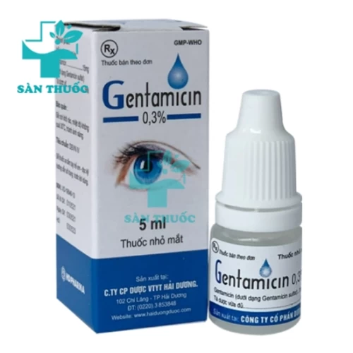 Gentamicin 0,3% 5ml HD Pharma - Thuốc trị viêm giác mạc hiệu quả