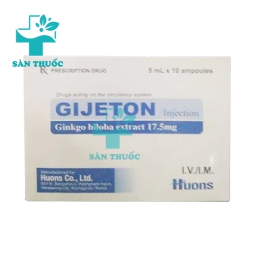 Gijeton 17,5mg/5ml - Thuốc điều trị rối loạn tuần hoàn não hiệu quả của Hàn Quốc