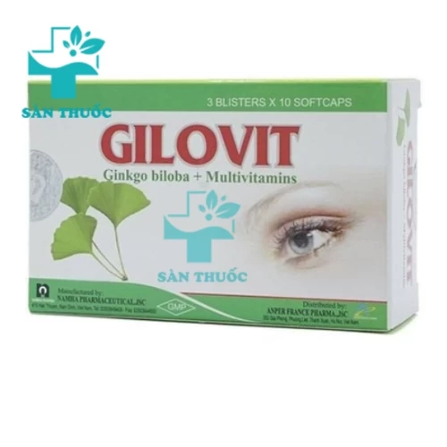 Gilovit - Thuốc điều trị thiểu năng tuần hoàn não hiệu quả