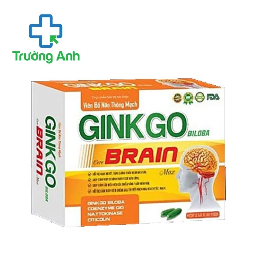 Ginkgo Biloba Cere Brain Max - Hỗ trợ tăng cường tuần hoàn máu não