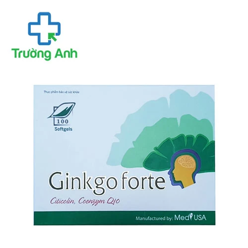 Ginkgo Forte Citicolin Coenzym Q10 USA Pharma - Giúp bổ não