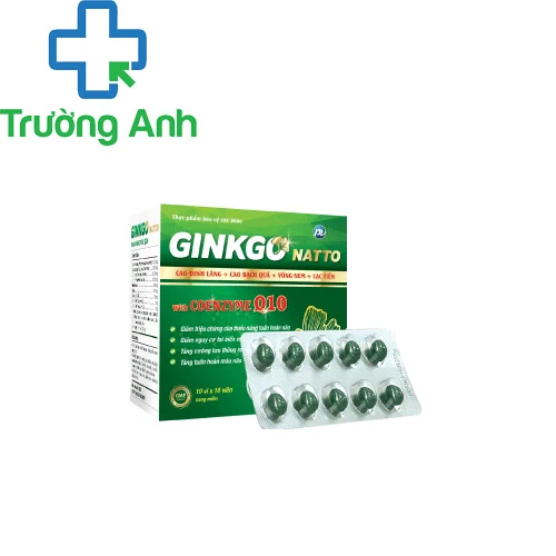 GINKGO NATTO WITH COENZYMQ10(Viên nang mềm)-Tăng lưu thông máu PV