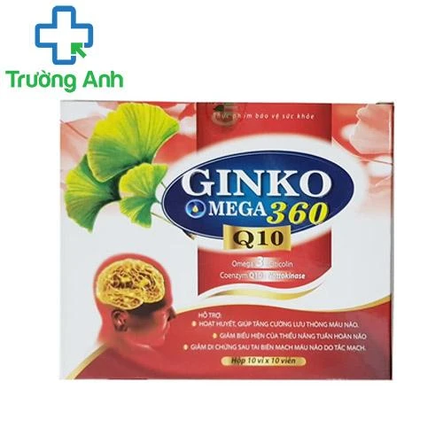 Ginko omega 360 Q10 (đỏ) - Tăng cường tuần hoàn não hiệu quả