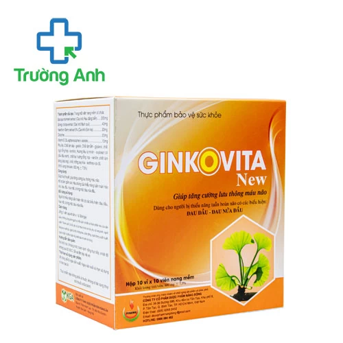 Ginkovita New - Giúp tăng cường tuần hoàn máu não