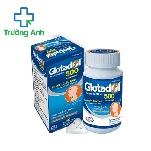 Glotadol 500 - Thuốc giảm đau từ nhẹ đến vừa của Glomed