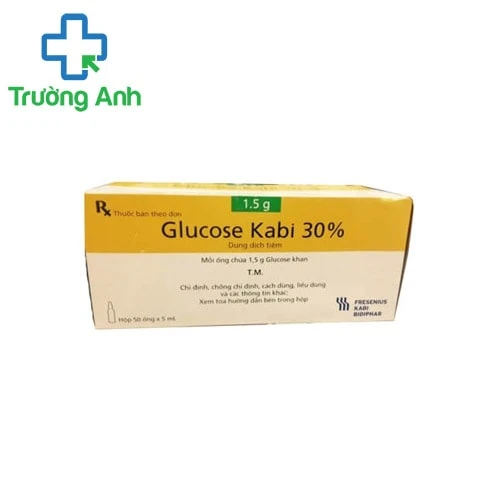 Glucose Kabi 30% 5ml - Phòng thiếu hụt dưỡng chất hiệu quả