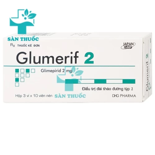 Glumerif 2 DHG - Điều trị đái tháo đường tuýp 2