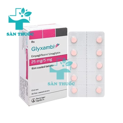 Glyxambi 25mg/5mg Boehringer - Thuốc điều trị đái tháo đường