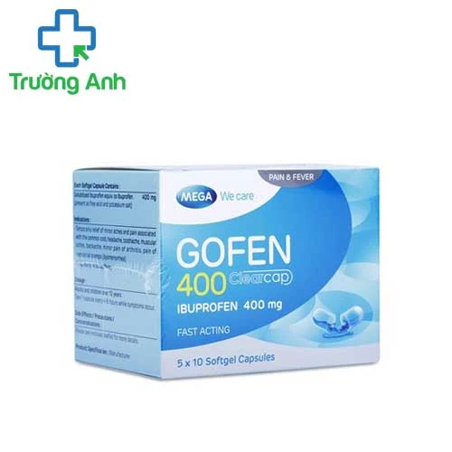 Gofen 400 clearcap Mega - Thuốc giảm đau, chống viêm hiệu quả