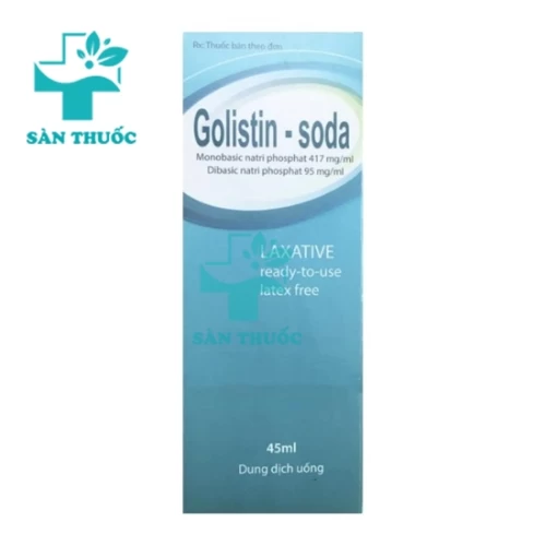 Golistin Soda 45ml CPC1HN - Hỗ trợ trị táo bón, thụt hậu môn