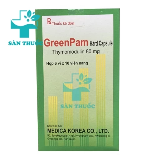 Green Pam Cap.80mg - Giúp tăng cường hệ miễn dịch hiệu quả