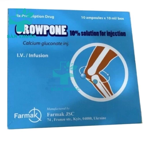 Growpone 10% - Thuốc điều trị hạ canxi huyết hiệu quả của Farmak