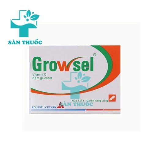 Growsel - Thuốc giúp bổ sung vitamin C và kẽm hiệu quả