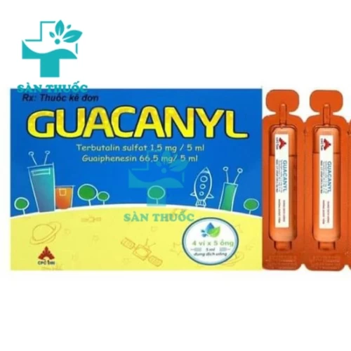 Guacanyl - Thuốc trị ho hen, viêm phế quản của CPC1 Hà Nội