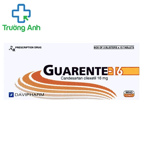 Guarente-16 - Thuốc điều trị tăng huyết áp của Davipharm