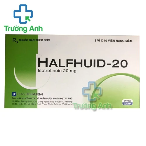 Halfhuid-20 – Thuốc điều trị mụn trứng cá hiệu quả của Davipharm