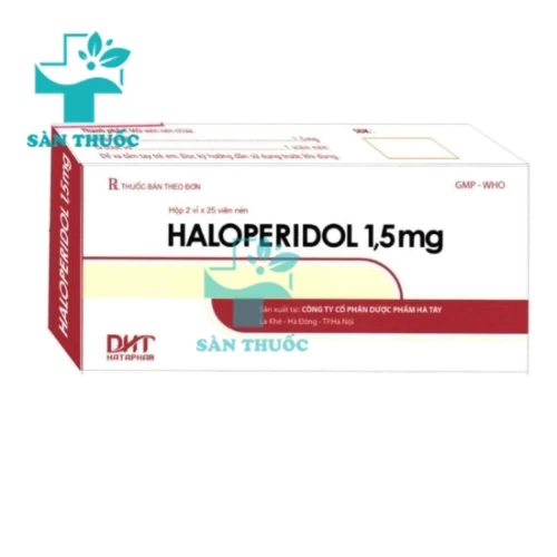 Haloperidol 1,5mg Hataphar - Thuốc điều trị rối loạn tâm thần