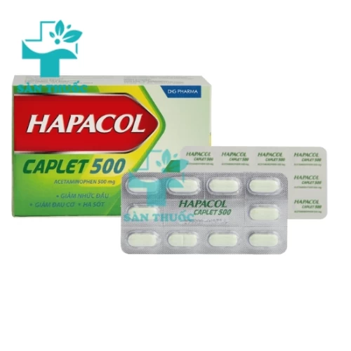 Hapacol Caplet 500 - Thuốc điều trị cảm cúm hiệu quả