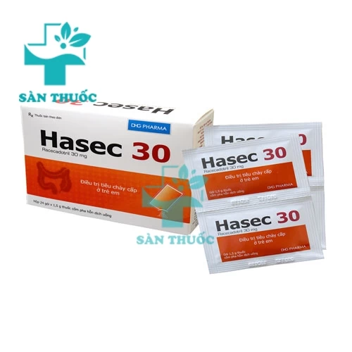 Hasec 30mg - Thuốc điều trị tiêu chảy cấp ở trẻ