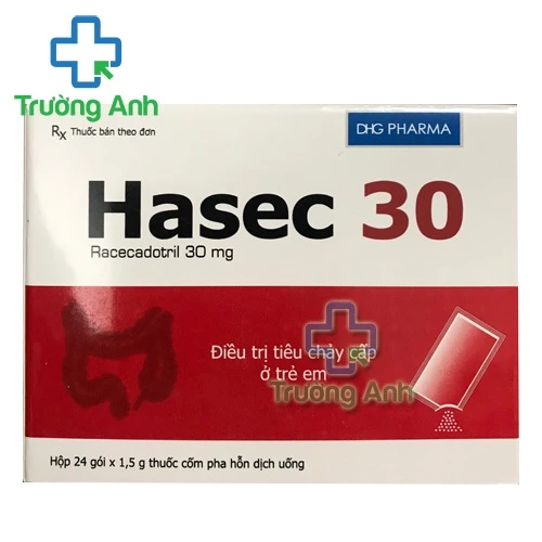 Hasec 30mg - Thuốc điều trị tiêu chảy cấp ở trẻ