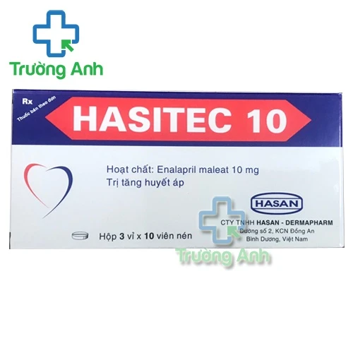 Hasitec 10 - Thuốc điều trị tăng huyết áp vô căn của Hasan