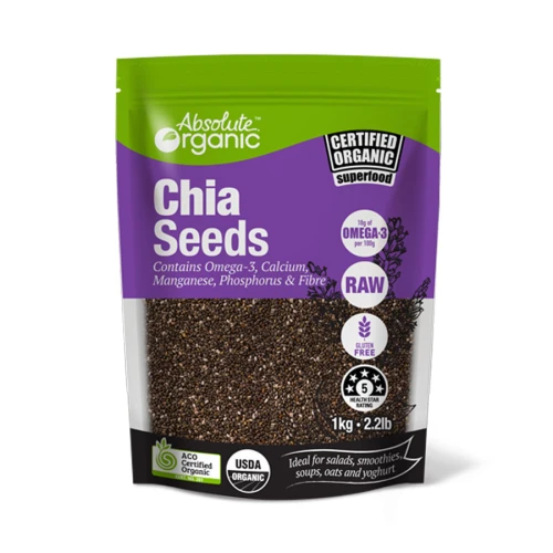 Hạt Chia Seed Organic Úc 1kg - Giúp tăng cường sức khỏe hiệu quả