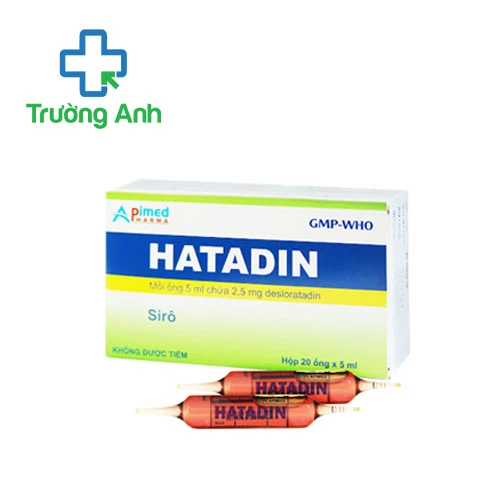 Hatadin 5ml (siro) - Thuốc điều trị viêm mũi của Apimed