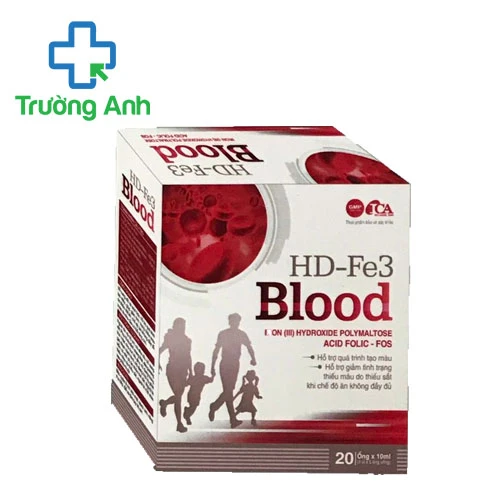 HD-Fe3 Blood - Giúp bổ sung sắt giảm thiếu máu hiệu quả