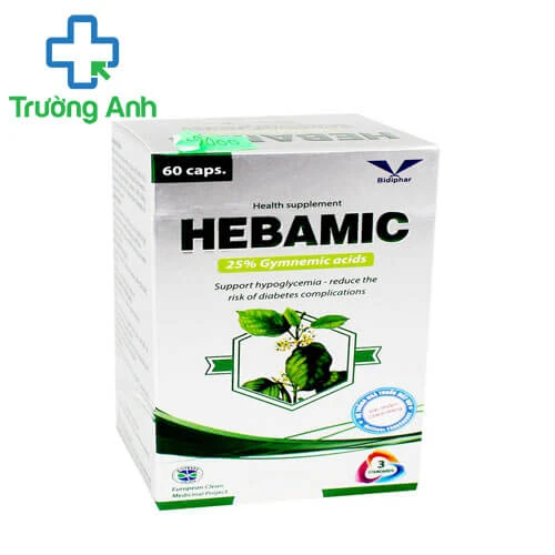 Hebamic Bidiphar - Hỗ trợ điều trị bệnh đái tháo đường hiệu quả