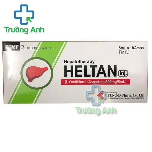 Heltan 500mg/5ml - Thuốc giúp điều trị viêm gan, xơ gan hiệu quả