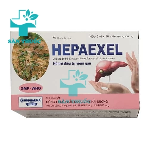 Hepaexel HD Pharma - Hỗ trợ trường hợp suy giảm chức năng gan hiệu quả