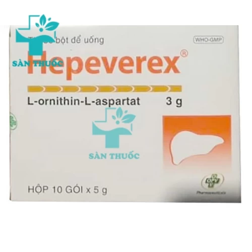 Hepeverex - Thuốc giúp điều trị các bệnh lý ở gan hiệu quả