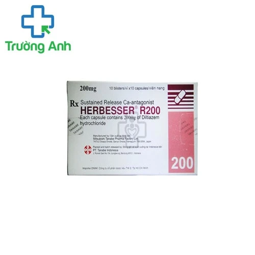 Herbesser R200 Mitsubishi Tanabe - Thuốc trị tăng huyết áp