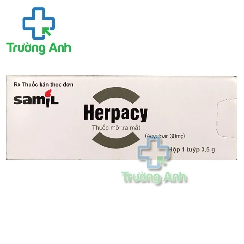 Herpacy 3,5g - Thuốc điều trị nhiễm khuẩn da và mắt của Hàn Quốc