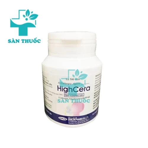 HighCera 10 Samjin - Thuốc điều trị viêm mũi dị ứng của Hàn Quốc