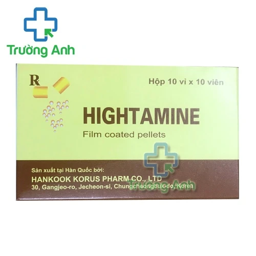 Hightamine - Thực phẩm chức năng giúp bổ sung vitamin hiệu quả của Hàn Quốc
