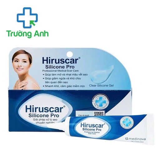 Hiruscar Silicone Pro 10g Medinova - Thuốc làm mờ sẹo hiệu quả