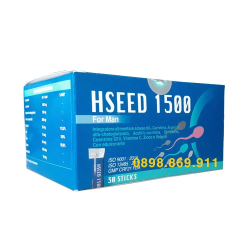 Hseed 1500 - Hỗ trợ cải thiện khả năng sinh sản của nam giới
