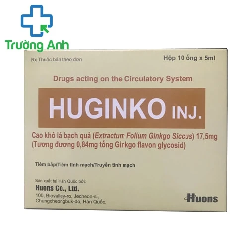 Huginko - Thuốc điều trị rối loạn mạch máu não của Hàn Quốc