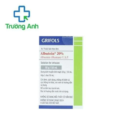 Human Albumin Grifols 20% 50ml - Phục hồi và duy trì thể tích máu tuần hoàn