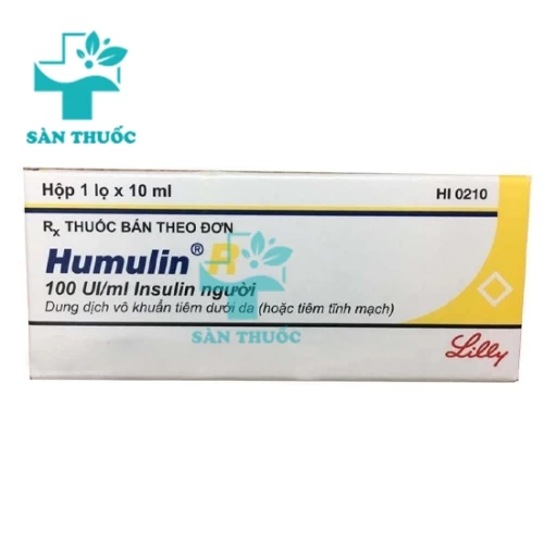 Humulin R100IU/1ml - Thuốc điều trị bệnh tiểu đường hiệu quả