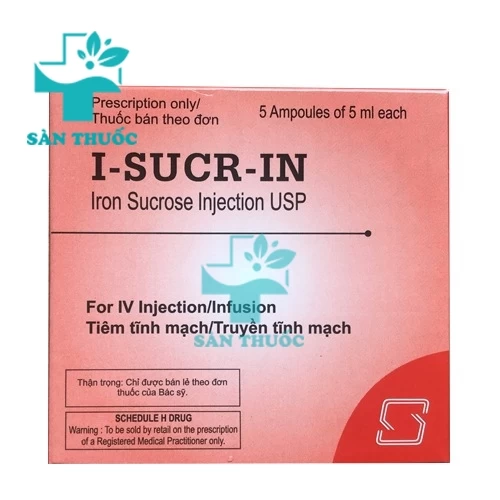 I-sucr-in - Thuốc điều trị và dự phòng thiếu sắt của Ấn Độ